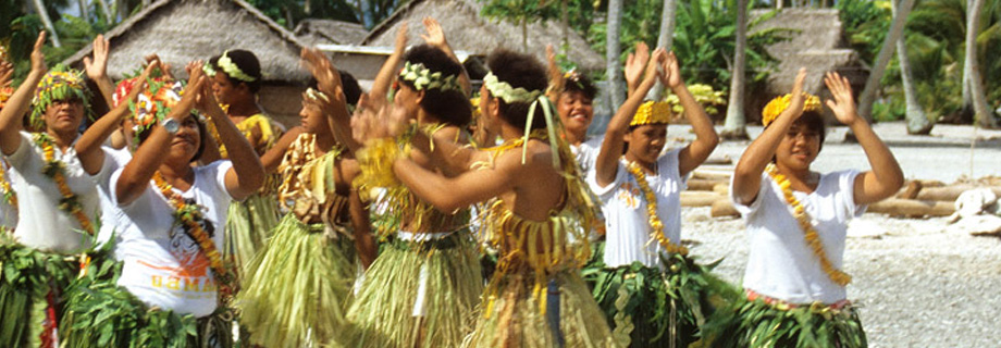 Ritual de Cultura nas Ilhas Cook