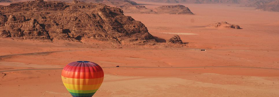 Jordania – passeio de balão de ar quente